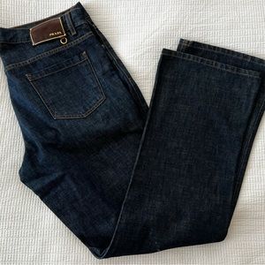 New Prada dark wash jeans